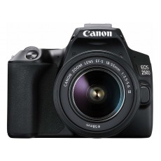 ციფრული კამერა Canon EOS 250D Black + Lens EF-S 18-55 DC III
